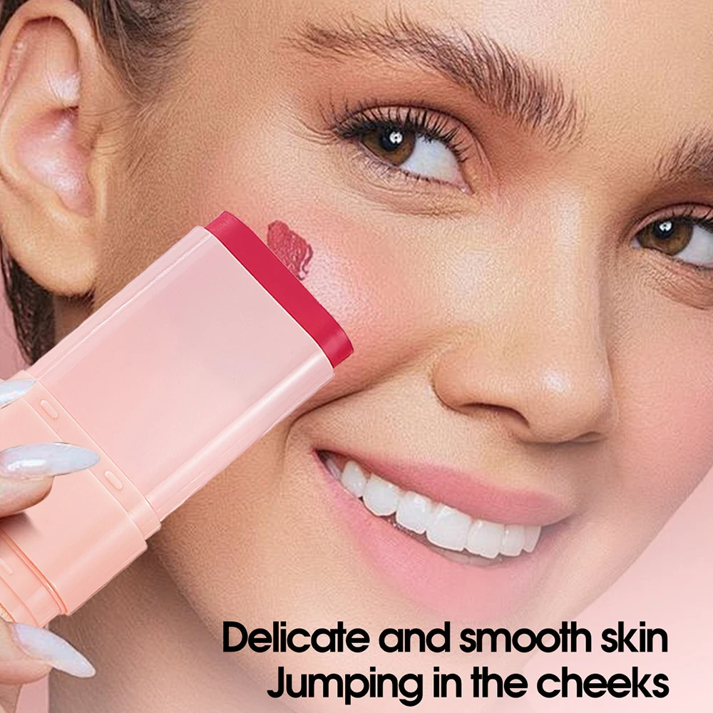 

Facial Powder Blusher Stick Shadow Highlight Repair Monochrome Expansion Color Shrink Red Rouge Concealer Makeup Cosmetics