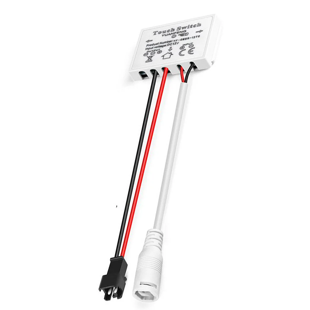 Mirror Power Indicator Key 12V 5A Single-color Light Strips Stick On Support Mirror 1-5mm Glass/acrylic/mirror