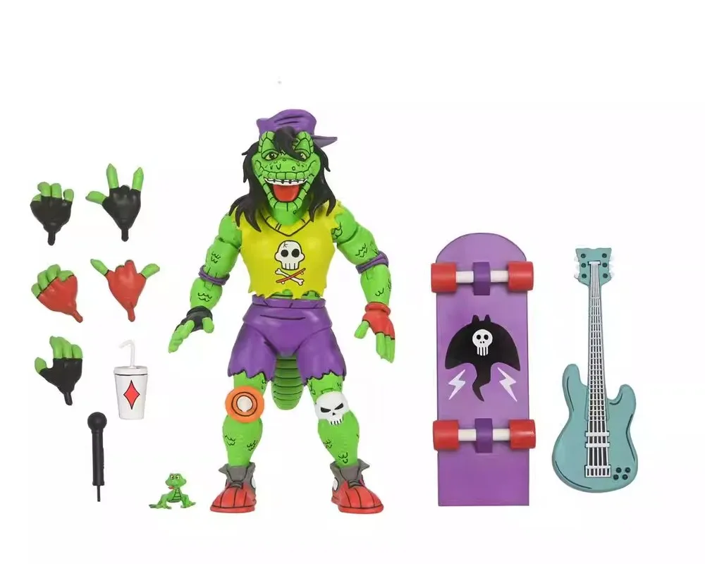 Genuine Neca Tmnt Mondo Gecko Action Figures Collection NECA Mondo Gecko Anime Model Children Birthday Gift Custom Toys