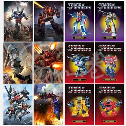 Comic Cartoon Transformers Cover Poster Canvas Printing Transformers Artwork Wall Decor Prints Mecha Robot Decoration for Kids