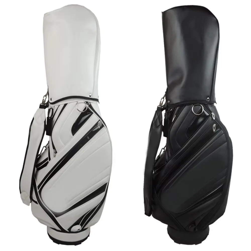Professional Standard Golf Bag Travel Ready with Embroidered Logo Polyurethane Material