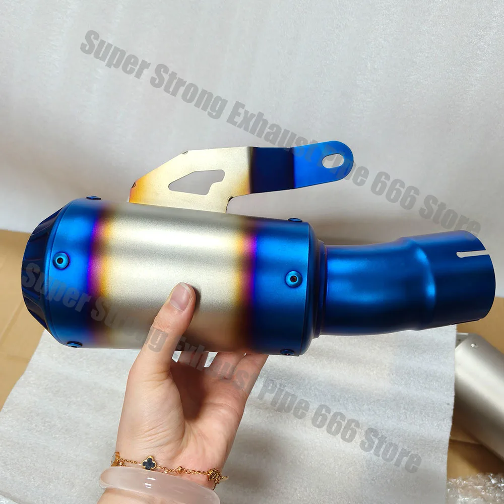 

Special 60mm caliber for S1000RR motorcycle modified exhaust pipe stainless steel muffler Escape Moto19-23 straight up
