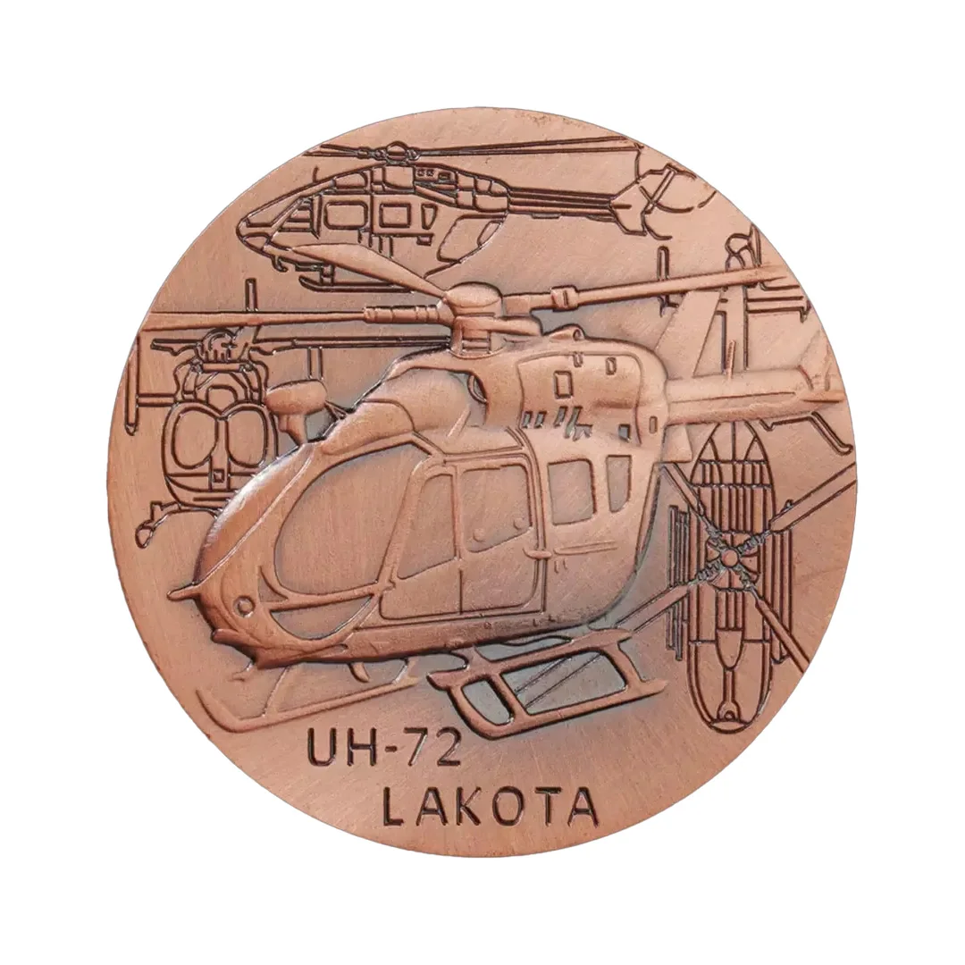 uh-72-lakota-Медная-сувенирная-монета-армии-США-Медали-чести-Памятные-монеты-для-военных-болельщиков