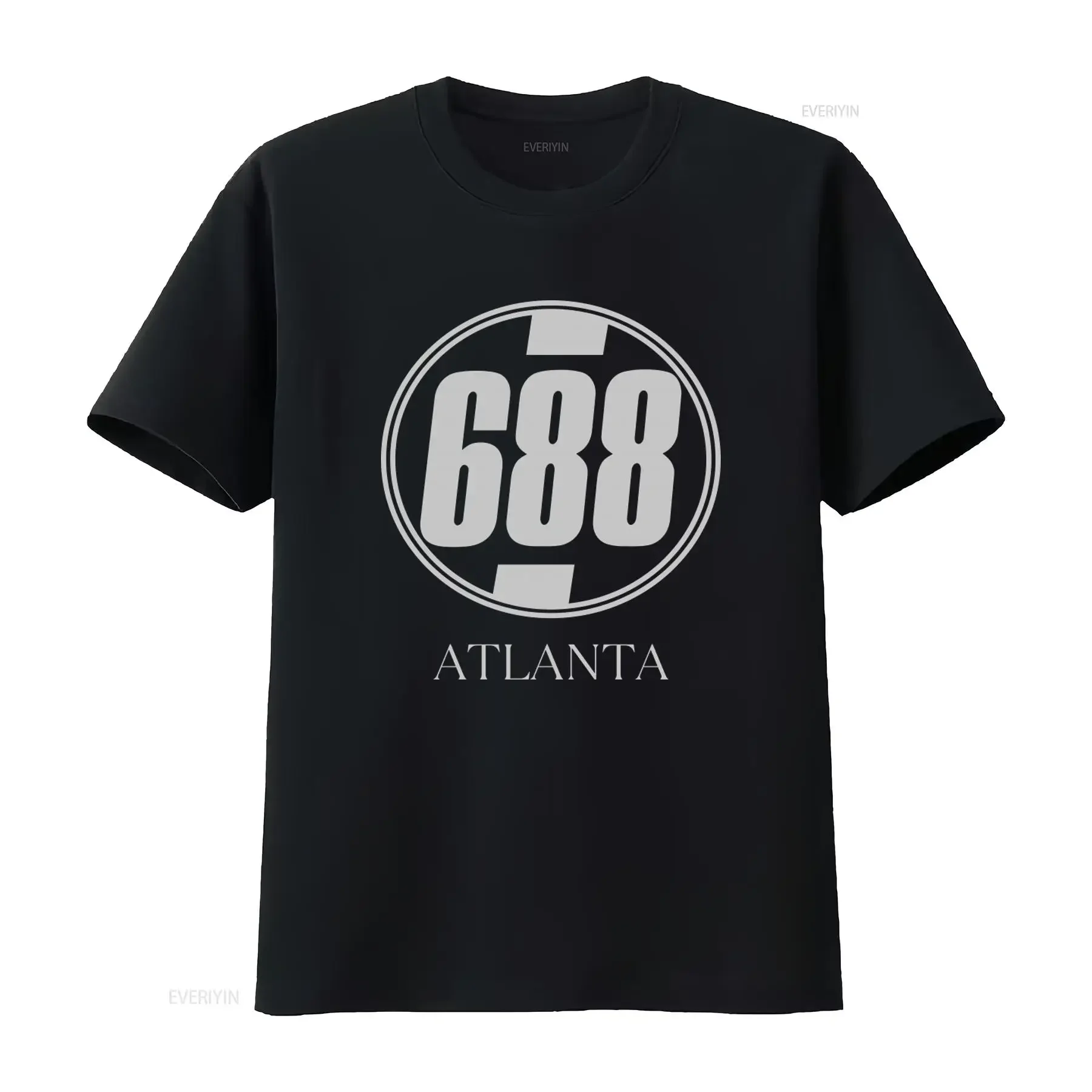 Vintage 688 Atlanta T shirt Inspired by Clueless Movie Worn Josh Paul Rudd vintage Washed Casual Stretched graphic Slightly