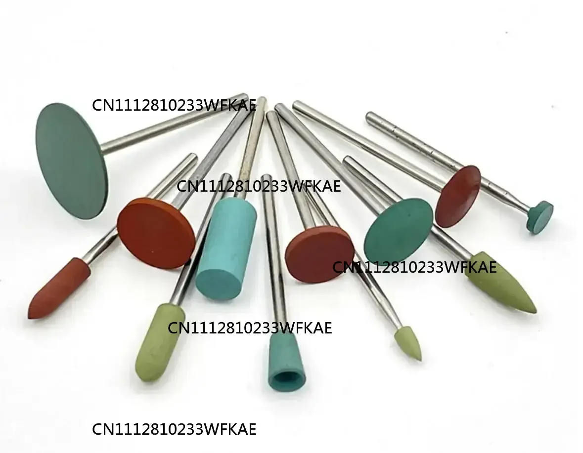 48PCS Silicone Grinding Head Set Rubber Polishing Wheel Shank 2.35mm for Dremel Rotary Tools Craft Engraving Accessory
