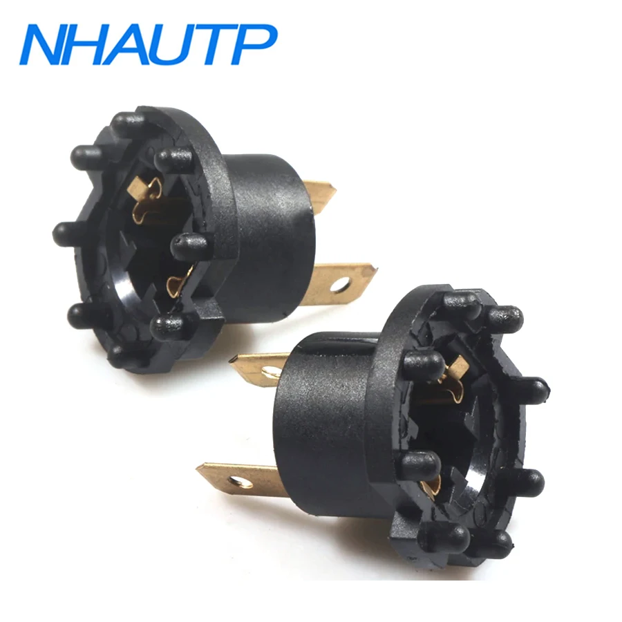 NHAUTP 1 paio lampada alogena originale H7 supporto Base adattatore per Mazda 3 5 323 lampadine per fari Kawasaki ER