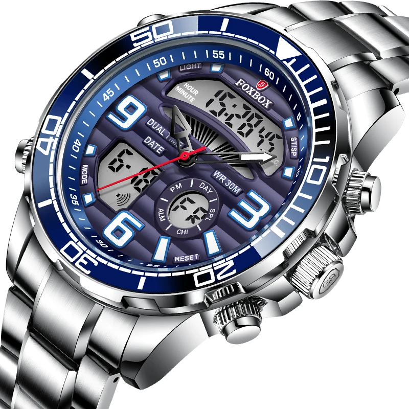 LIGE Men Watch Top Luxury Brand Big Dial Sport Military Watches Mens Chronograph Quartz Wristwatch Date Male Clock Reloj Hombre