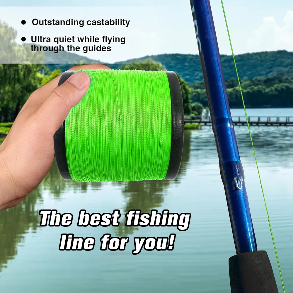 X12 Línea de pesca para carpa trenzada multifilamento PE japonés - imagen 4