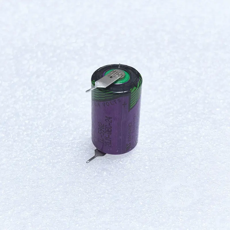 10pcs for tadiran er14250 tl5902 sl350 3.6v1/2aa plc lithium battery with solder tab