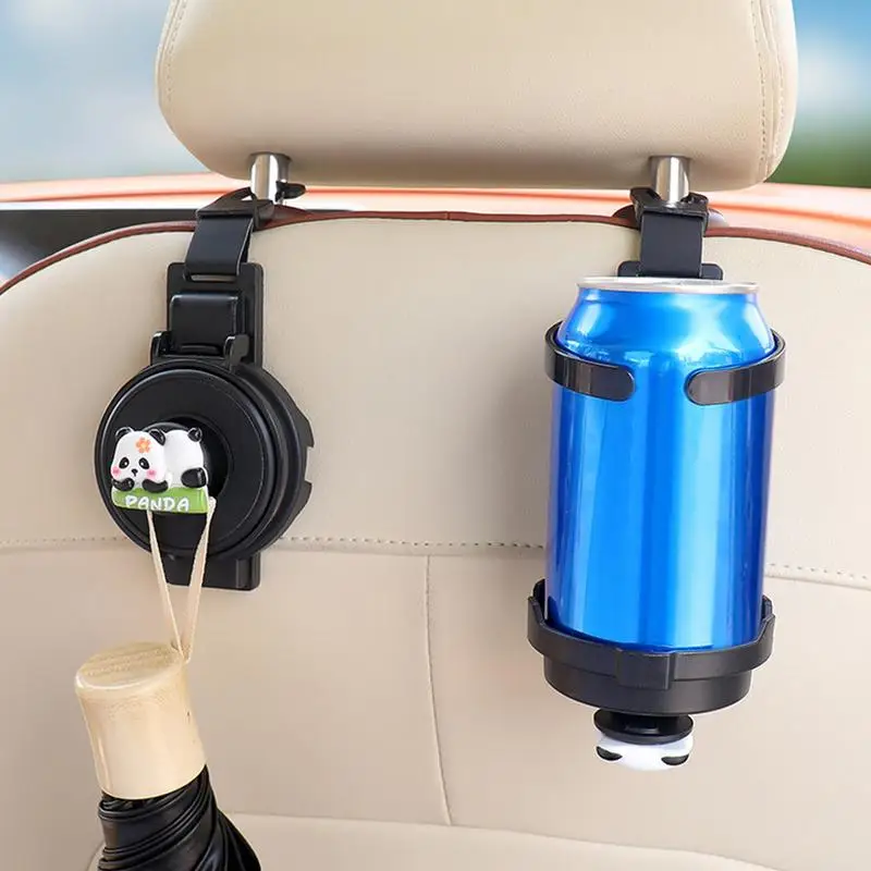 Multifunctional Hook For Car Seat Back Cartoon Design Foldable Multifunctional Car Purse Hook Keep Your Car Interior Tidy For