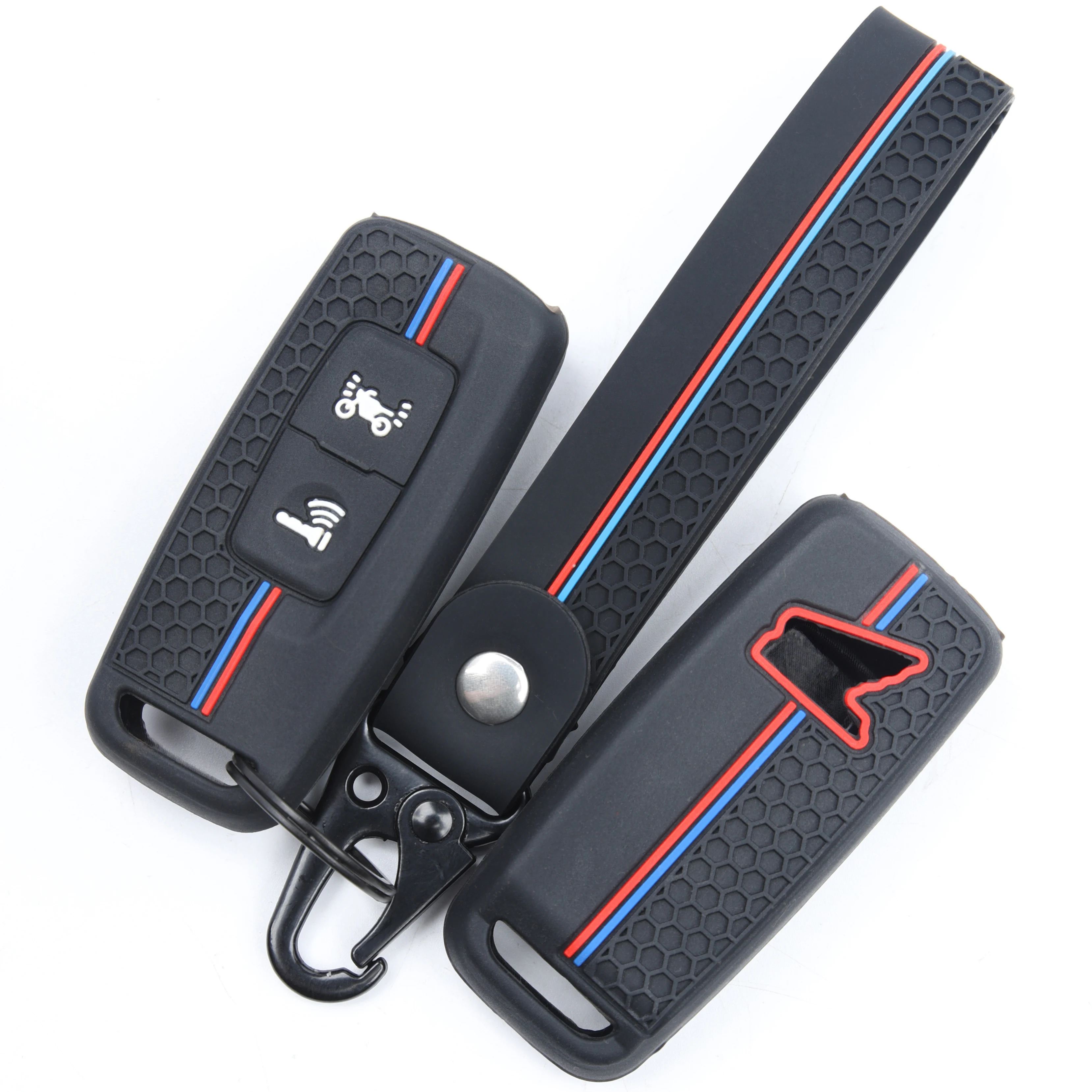 For Honda ADV 150 PCX 125 Switch ADV Wrench 350 PCX160 VISION SH350 Silicone Remote Fob Holder Compact Wristlet