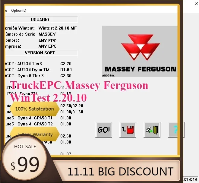 

TruckEPC Massey Ferguson WinTest 2.20.10