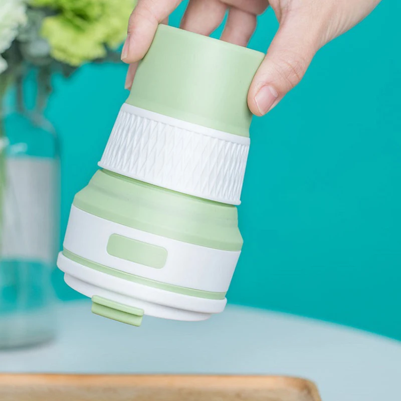 Silicone Folding Water Cup Portable Travel Sports Cup Outdoor Camping Portable Folding Coffee Cup Accompanying Water Cup