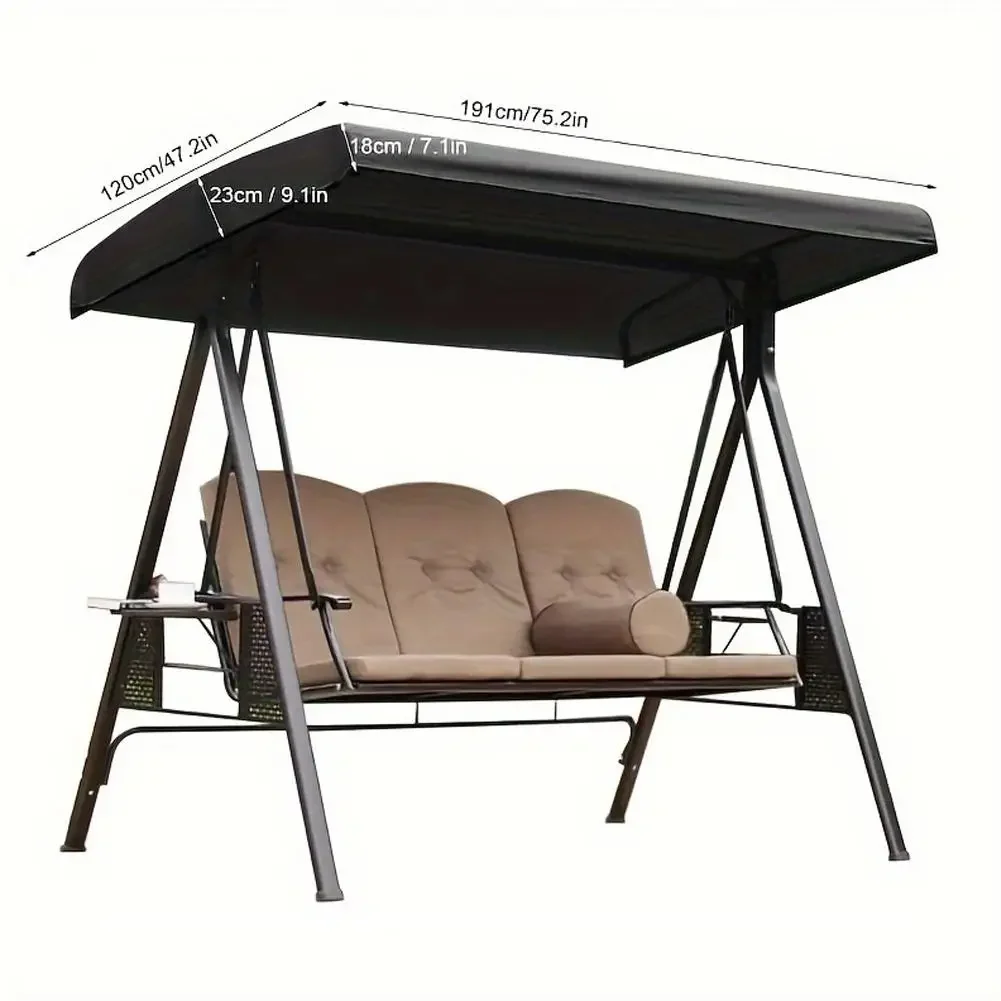 191*120*18cm Swing Chair Cover Water And Dust Proof Sunshade Canopy Summer For Outdoor Garden Playground Swing Chair Cover