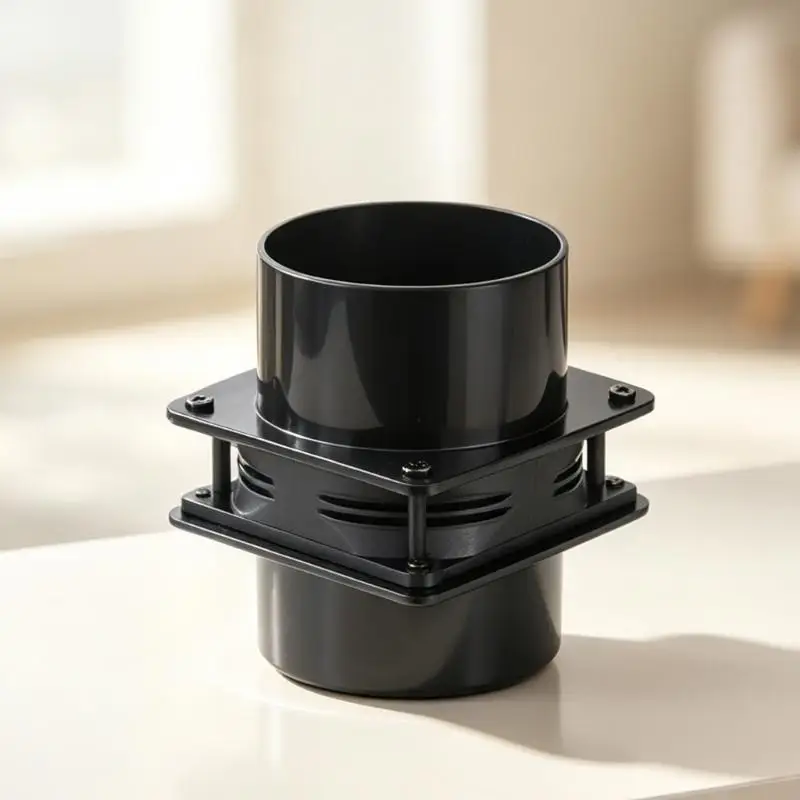 Three-Speed USB Duct Fan for Small Cabinets, 69 CFM Rating, 5V 1A Input, 2.9 in Round Duct Ends and 41.3 in Power Cable for