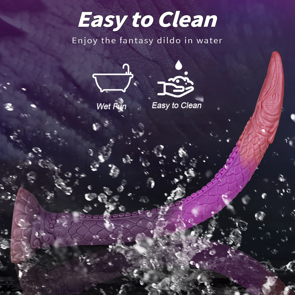Super Long Luminous Monster Dildo Liquid Silicone Soft Anal Plug Tentacles Penis Anal Massage Butt Plug Men Women Adult Sex Toys - view 5