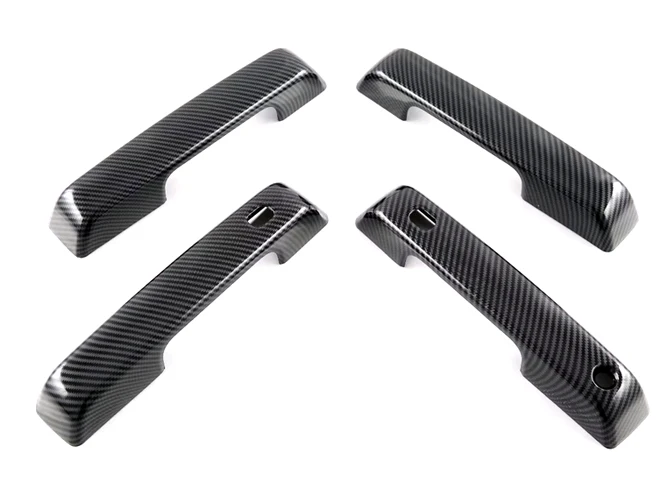 

For Ford F-150 F150 2021 2022 Carbon Fiber Style Door Handle Cover Trim Car Accessories Stickers