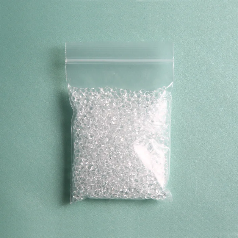 100g Transparent Thermoplastic Crystal Soil Free Resin Material White PCL Granules Plastic Soil Slim Handmade DIY Material