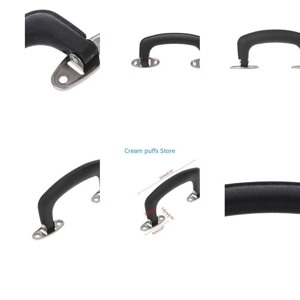 50LE Portable Black Plastic Suitcase Luggage for Case Handle Grip Replacement Parts