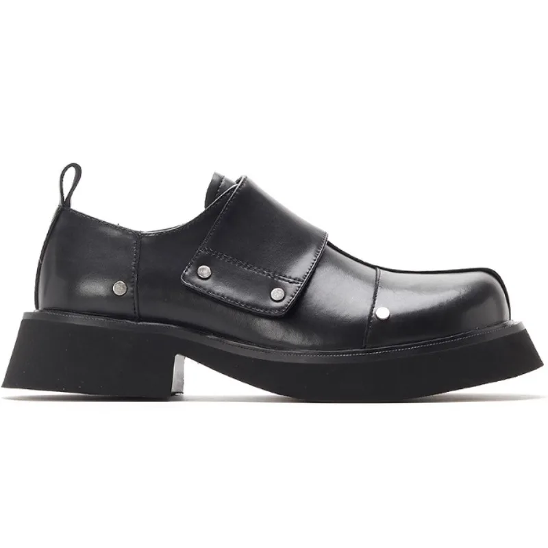 

Новые мужские повседневные туфли Микки 2026 года, высококачественные мужские туфли дерби на толстой подошве с круглым носком, модные мужские туфли