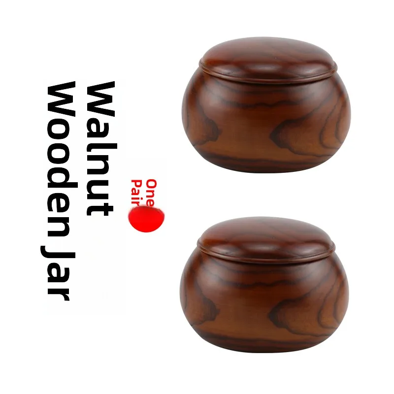 

Bamboo Go Board Game Set Wooden Leather Chess Tank Adult Jujube Wood Chess Pieces Tank Traditional Chinese Board Game