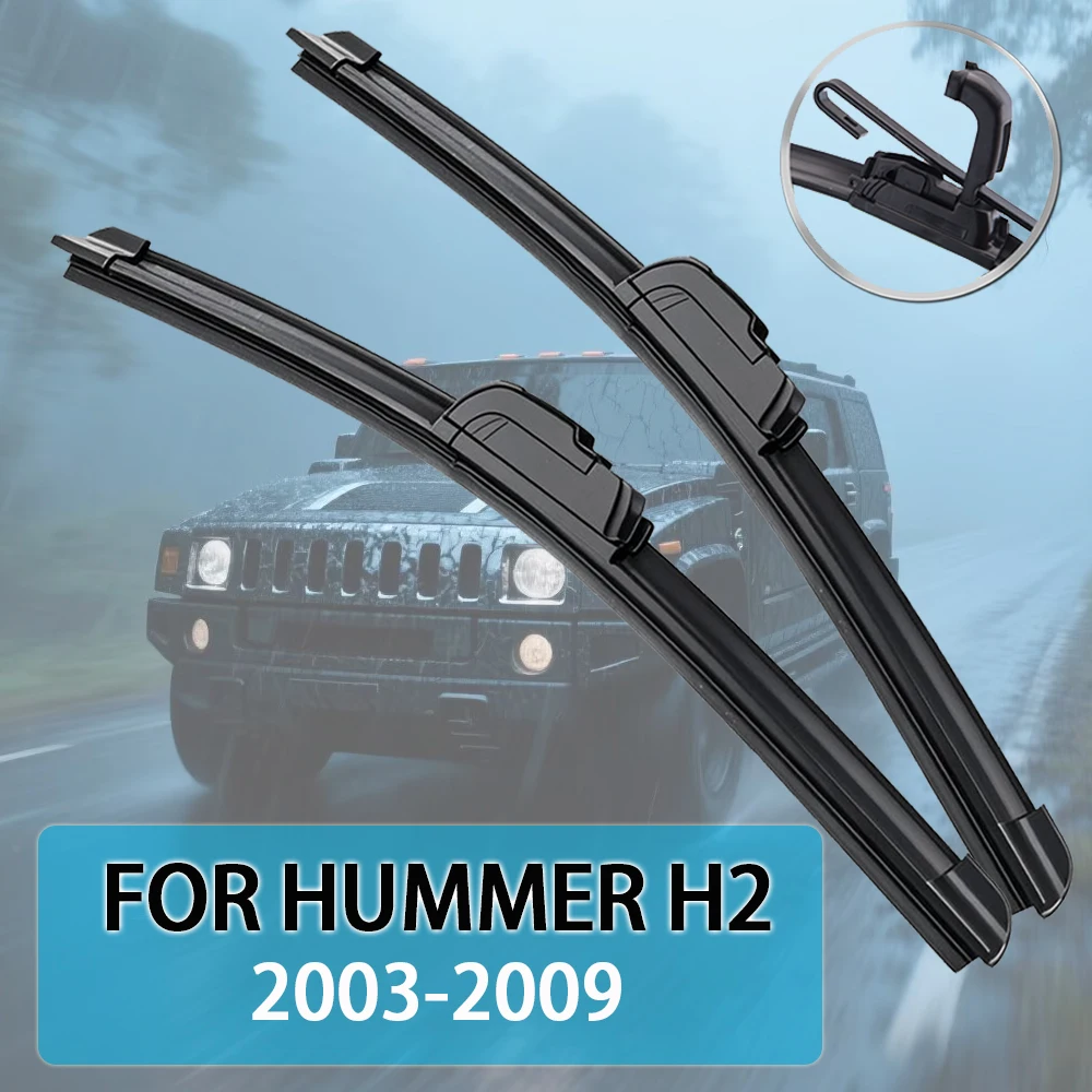 

Для Hummer H2 2003-2009 17 ''+ 17'' щетка стеклоочистителя автомобиля передние дворники подходят U-образный крючок рычаг лобовое стекло авто щетки стеклоочистителя