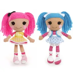 Cute Lalaloopsy Magic Yarn Hair Crochet Wool Doll 28cm Soft Plush Stuffed Dolls Kids Toys for Girls Children Gifts