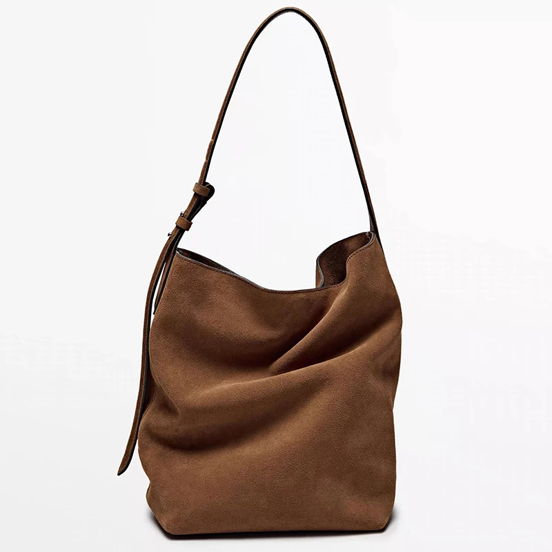 

Retro Matte Large Women's Shoulder Bag 2025 New Autumn Winter Commuter Tote Bag High Quality Texture Single Shoulder Bag