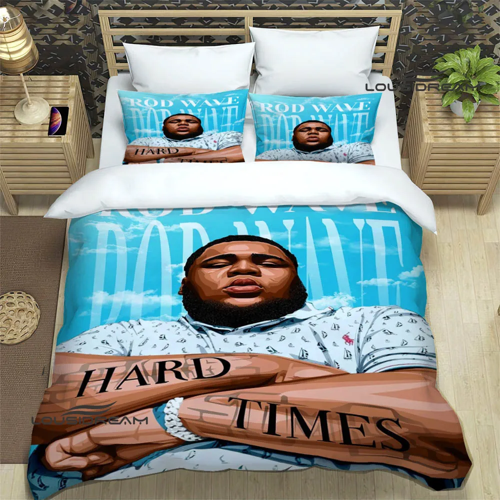 Rapper rod wave Printed Bedding Sets exquisite bed supplies set duvet cover comforter set bedding set luxury birthday gift