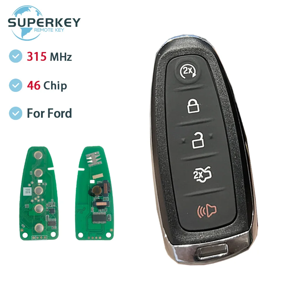 

M3N5WY8609 заменить удаленный автомобильный ключ 315 МГц для Ford Edge Escape Explore Expedition Flex Focus Taurus 2011-2018 ID46 чип pcf7953