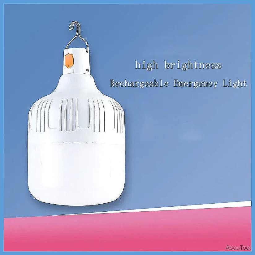 USB Rechargeable LED Camping Light, Super Bright Portable Emergency Lamp for Outdoor BBQ Stall, Household & Travel, Mobile Po