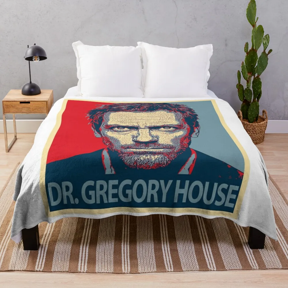 Dr Gregory House Throw Blanket For Sofa Thin Beautifuls christmas gifts blankets ands Blankets