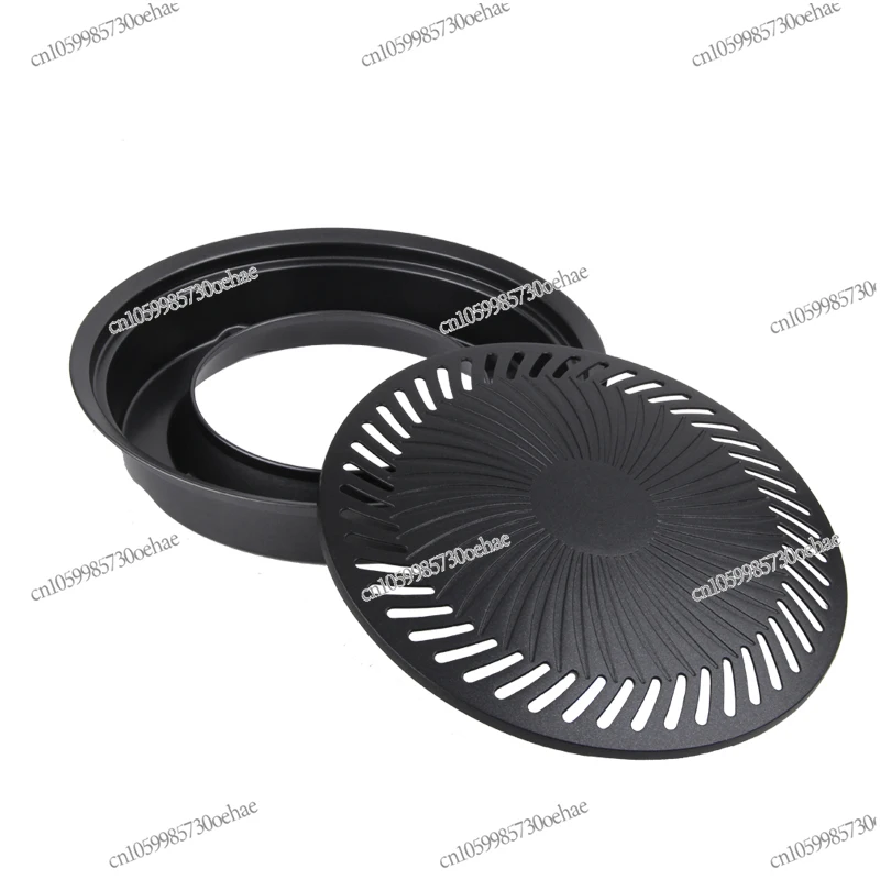 

Cassette Oven Grill Pan Household Outdoor Grill Pot ZK-05 Non-Stuck Portable Gas Oven Grill Frying Pan Round