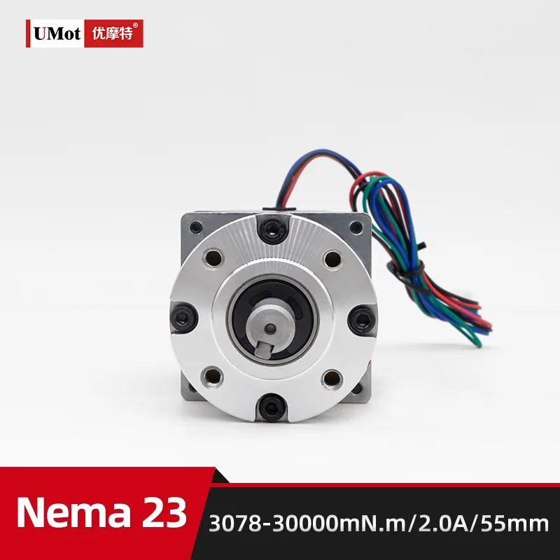 

Customized 1.7V 57mm Hybrid Mini Nema 23 High Torque Planetary Gearbox Geared Stepper Motor With Gear Reducer Gearbox