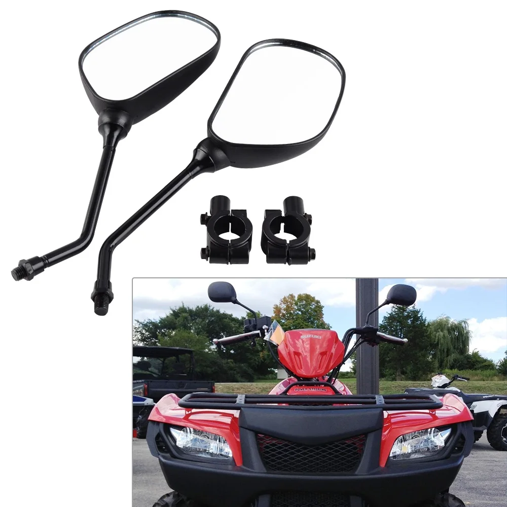 

Универсальное зеркало заднего вида 7/8 дюйма для Polaris, Honda, Suzuki, Yamaha, Kawasaki, скутера, M10, винтовые аксессуары для мотоциклов и квадроциклов