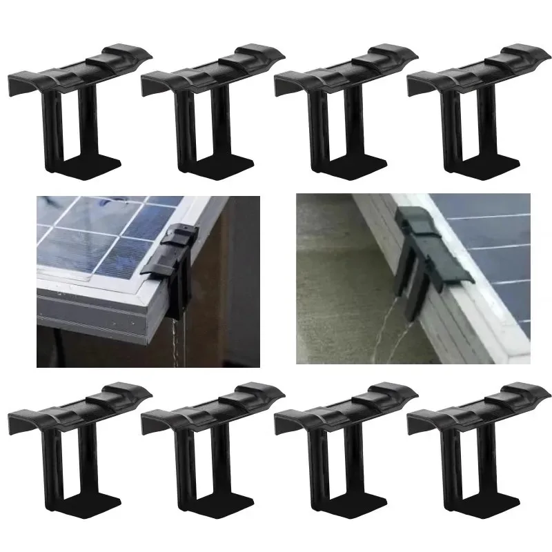 Kunststoff-Solarpanel-Wasserdrainageclips, 30 mm/35 mm/40 mm, PV-Solarpanel-Schlammentfernungsclips, Reinigung von Wasserstaub, Entfernung von Stagnant