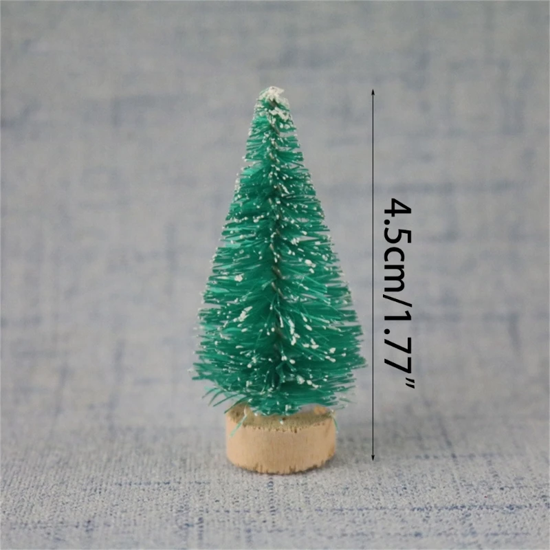 Árvore Miniatura Artificial, Tampo Festival, Ano 12Pcs
