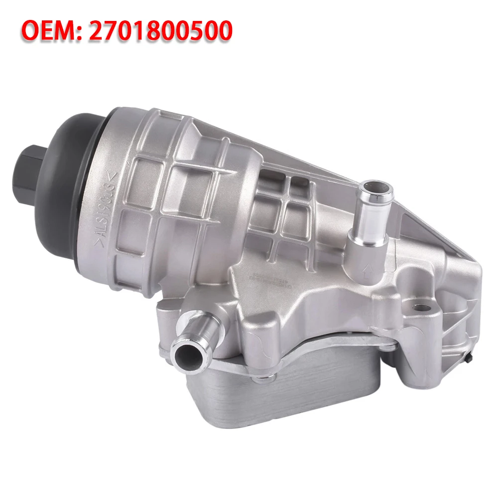 

OEM 2701800500 Oil Filter Housing With Cooler For Mercedes W176 W246 W242 CLA GLA 160 180 200 220 250 A2701800810 2701800610