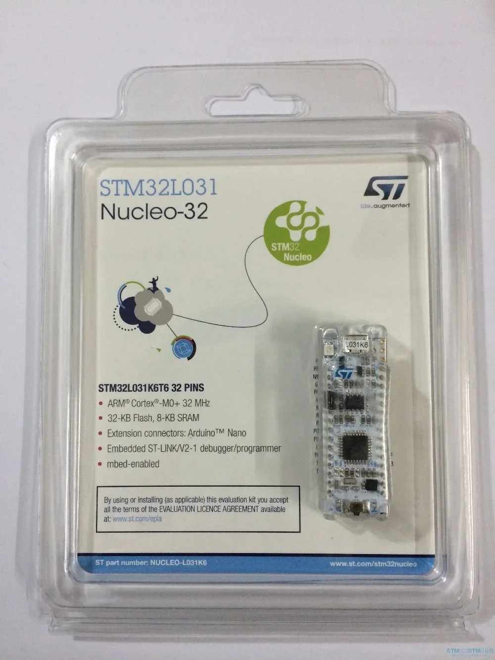 

Оригинальная плата серии STM32L0 NUCLEO-L031K6