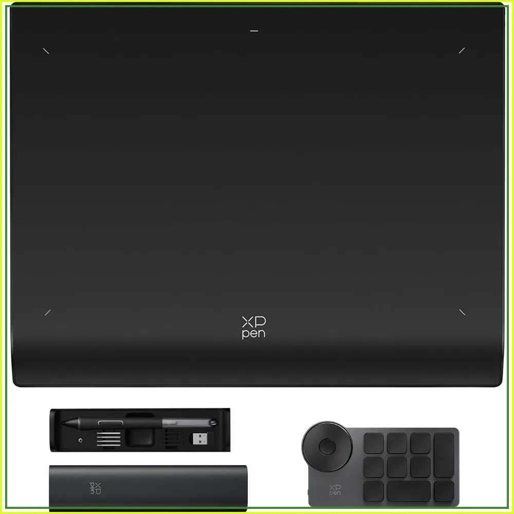11 Inch Wireless Drawing Tablet with X3 Pro Stylus & Mini Key-dial, Bluetooth Graphics Pad for Digital Art, Animation, Video Editing