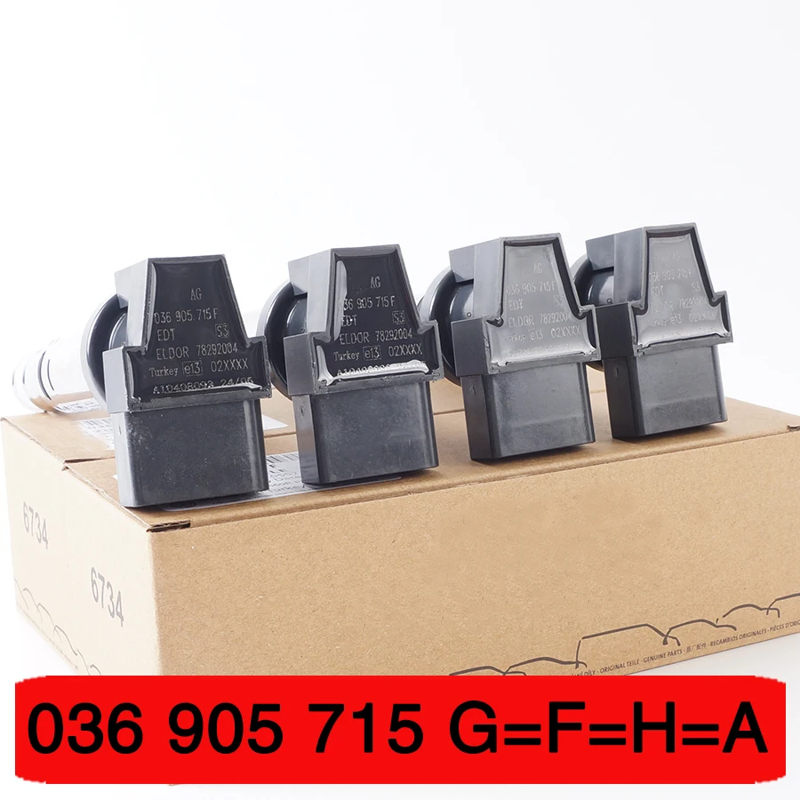 OE 036905715H  Ignition coil FOR A1 A3 POLO Caddy Ibiza/ST beetle Scirocco 1.4 1.6 EA111 Turkey 036905715G 036905715F