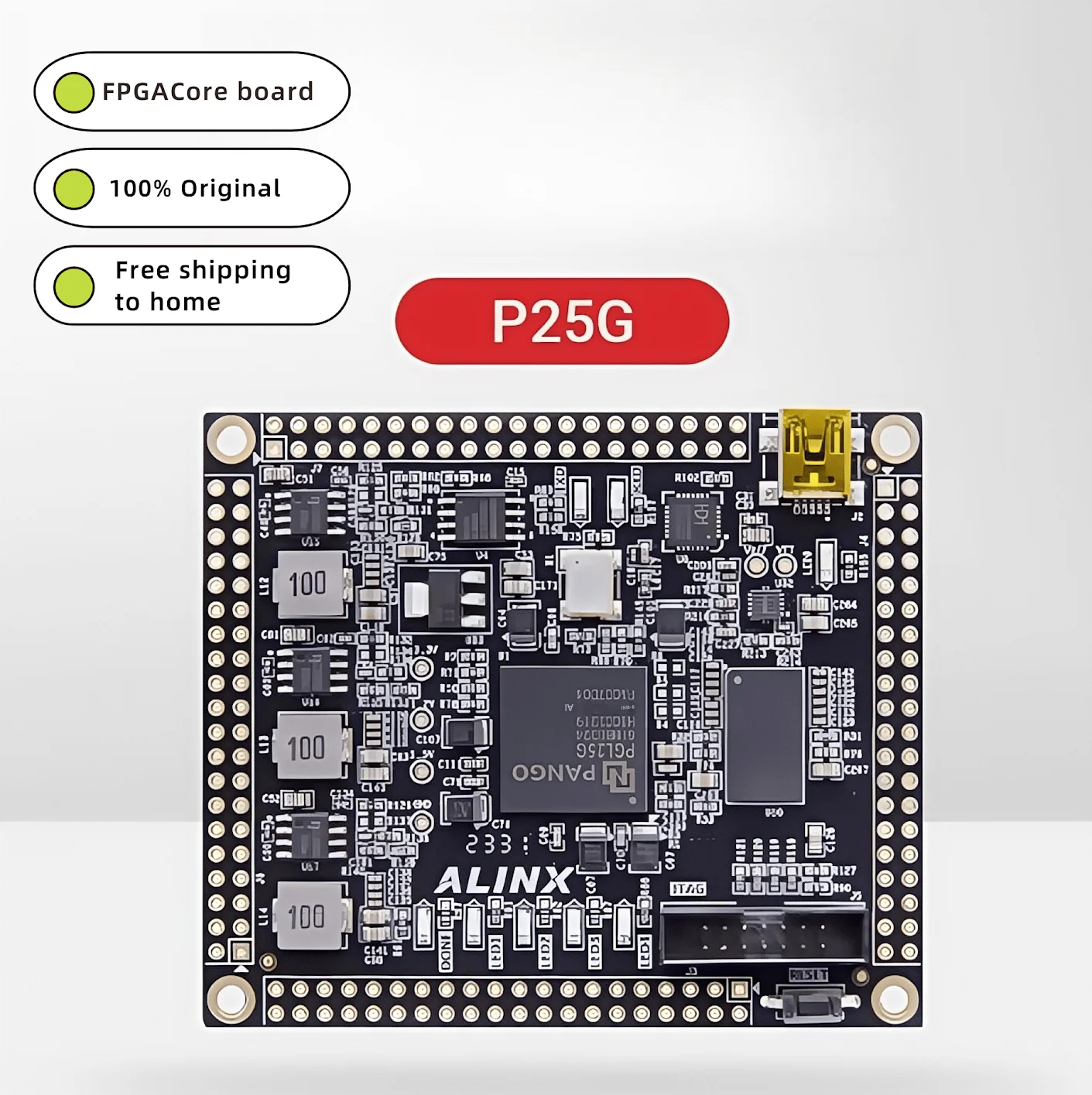 

FPGA core board localization Unisplendour Logos PGL25G industrial grade