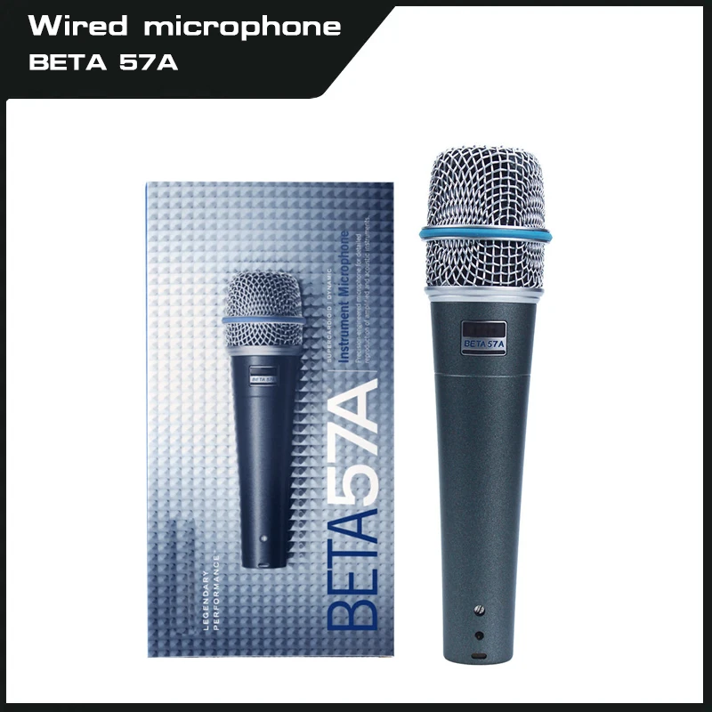 Top quality BETA57 BETA57A Karaoke Desktop Microphone Professional Wired Handheld Mic Price For Karaoke