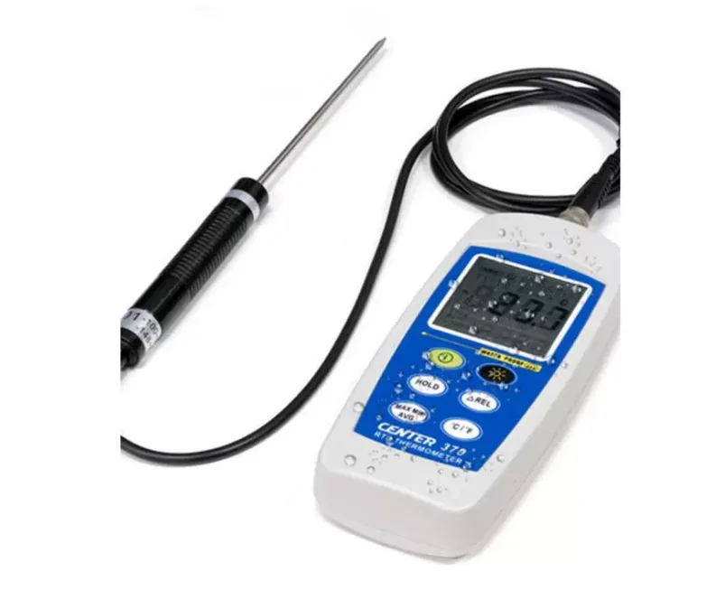 CENTER370/372 Waterproof Thermometer Platinum Resistance Handheld Thermometer Te