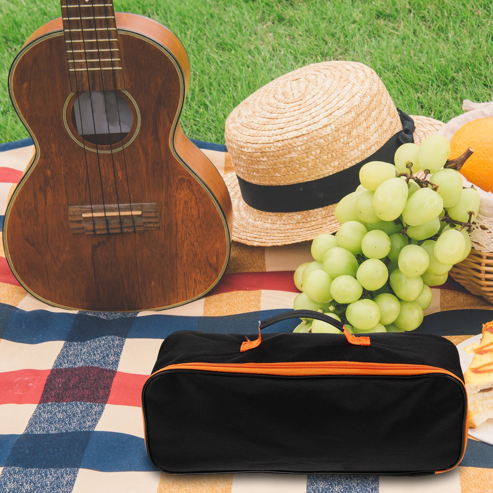 

Outdoor Grill Storage Bag Durable Grill Utensil Holder Oxford Cloth BBQ Accessories Picnic Camping Portable Container