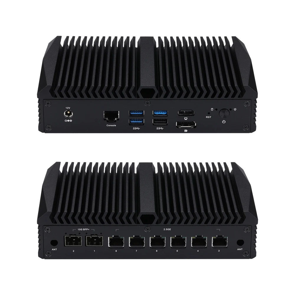 

Qotom Mini PC Q30900SE-S13 Q30900UE-S13 Pentium Core with 6 2.5G and 2 SFP+ LAN AES-NI Computer