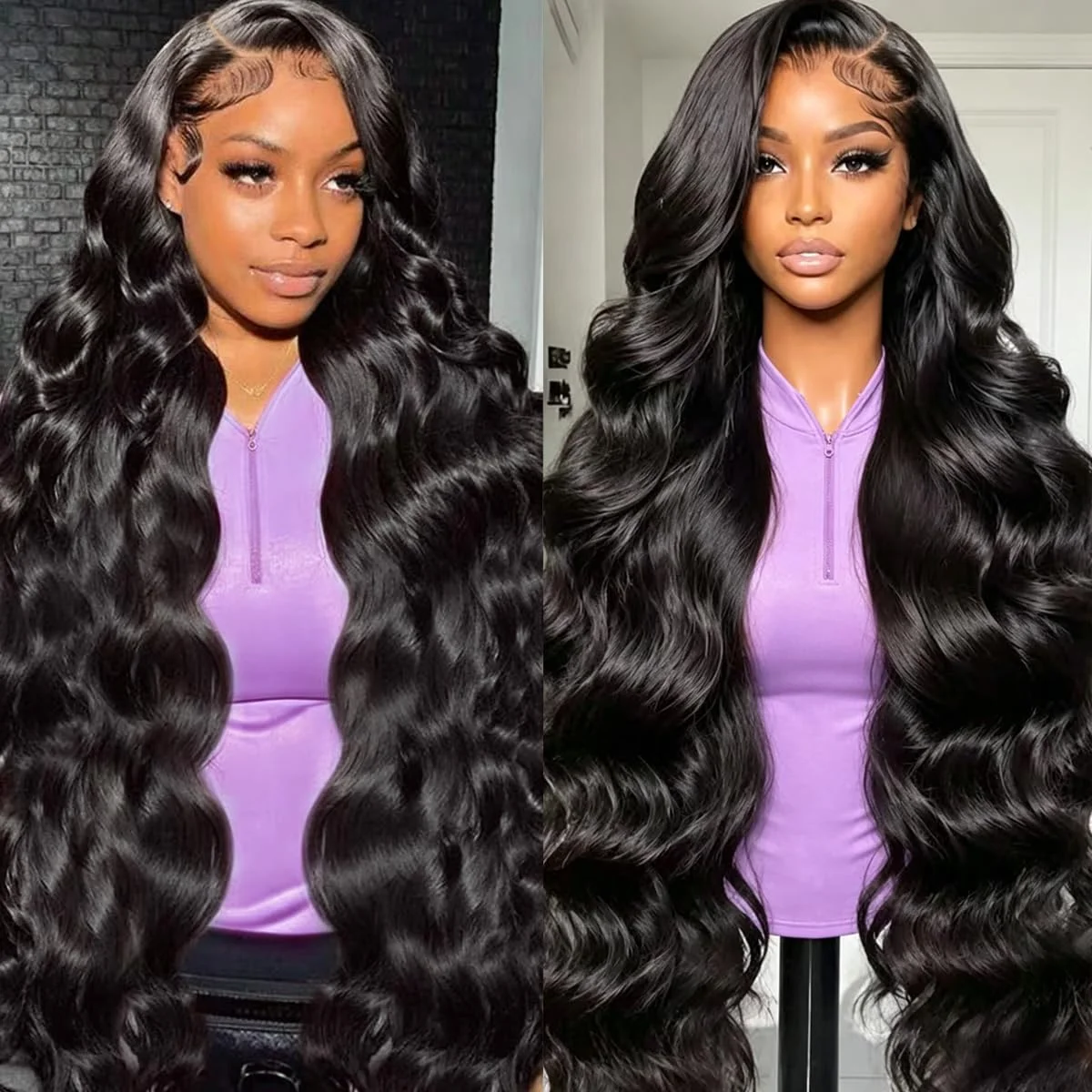 13x6 Hd Lace Frontal Wig Human Hair 13x4 Body Wave Human Hair Wigs For Black Women 40 42 Inch Lace Front Human Hair Wig