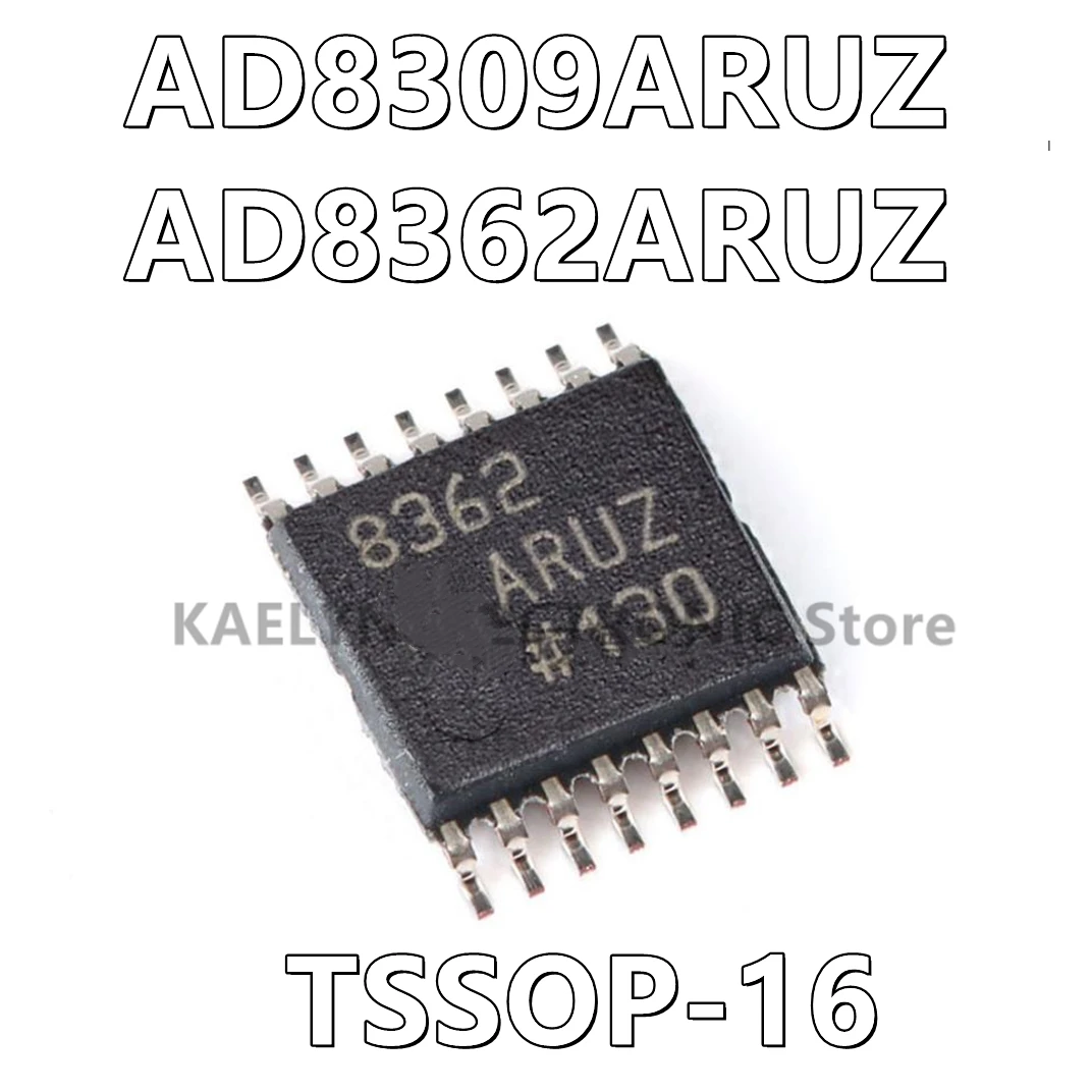 

10Pcs/lot AD8309ARUZ AD8309 AD8362ARUZ AD8362 RF Detector IC Cellular, GSM, CDMA, TDMA, TETRA 50Hz ±0.5dB 16-TSSOP