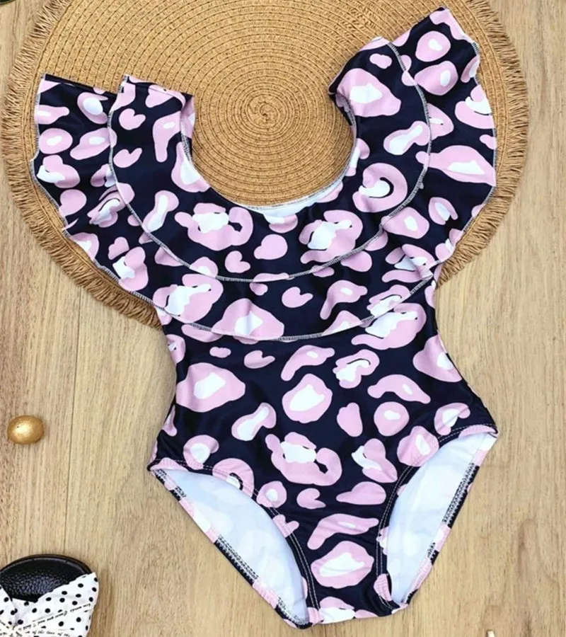 Baby Girl Swimsuit One Pieces Summer Holiday Beach Bikini Swimming Clothes Dots Bathhing Swimwear for Toddler Girl Kids Clothes