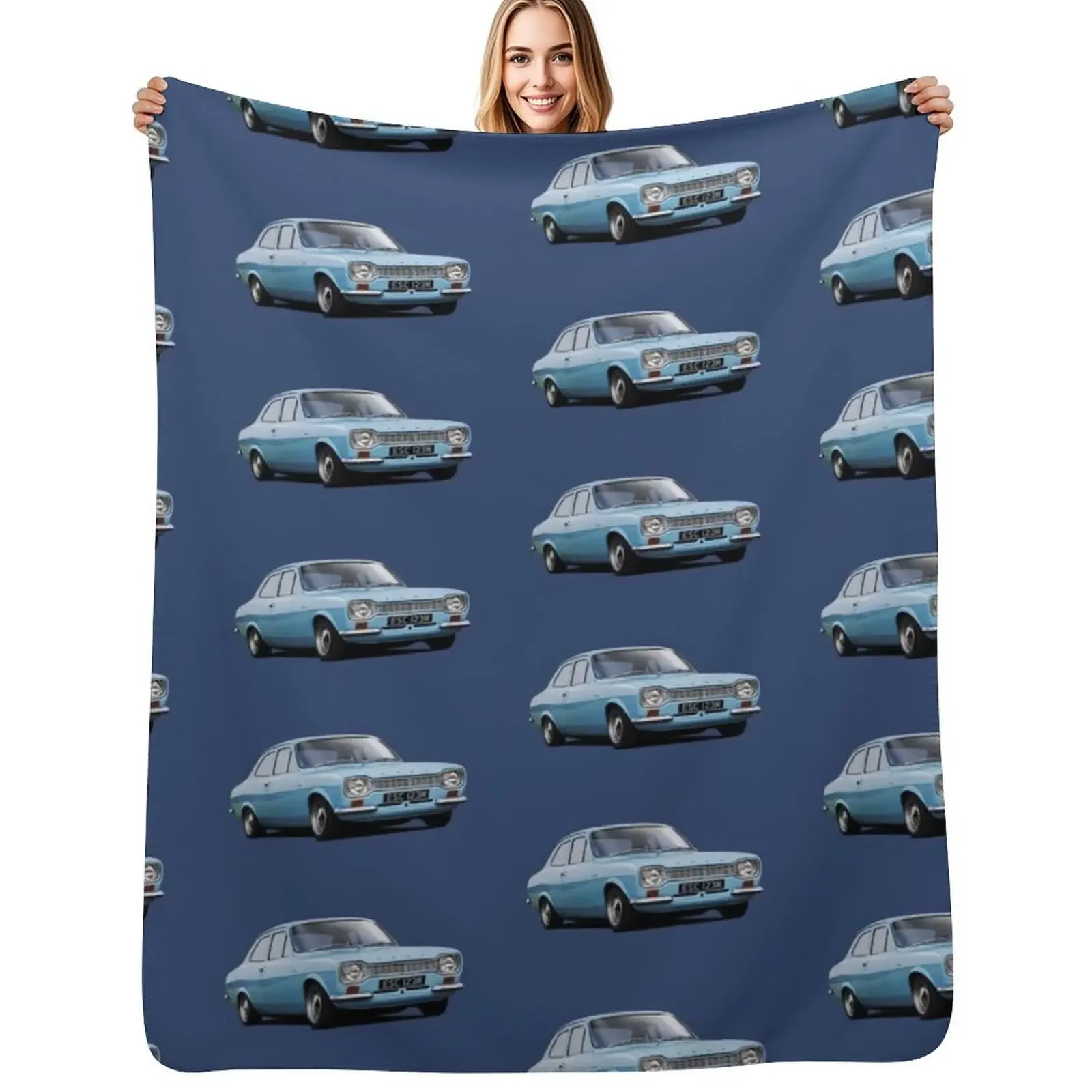 

Escort in blue Throw Blanket heavy to sleep Soft Beds Soft Blanket
